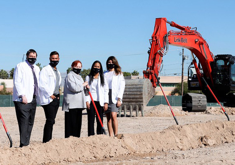 Groundbreaking ceremony held with UNLV on future medical building