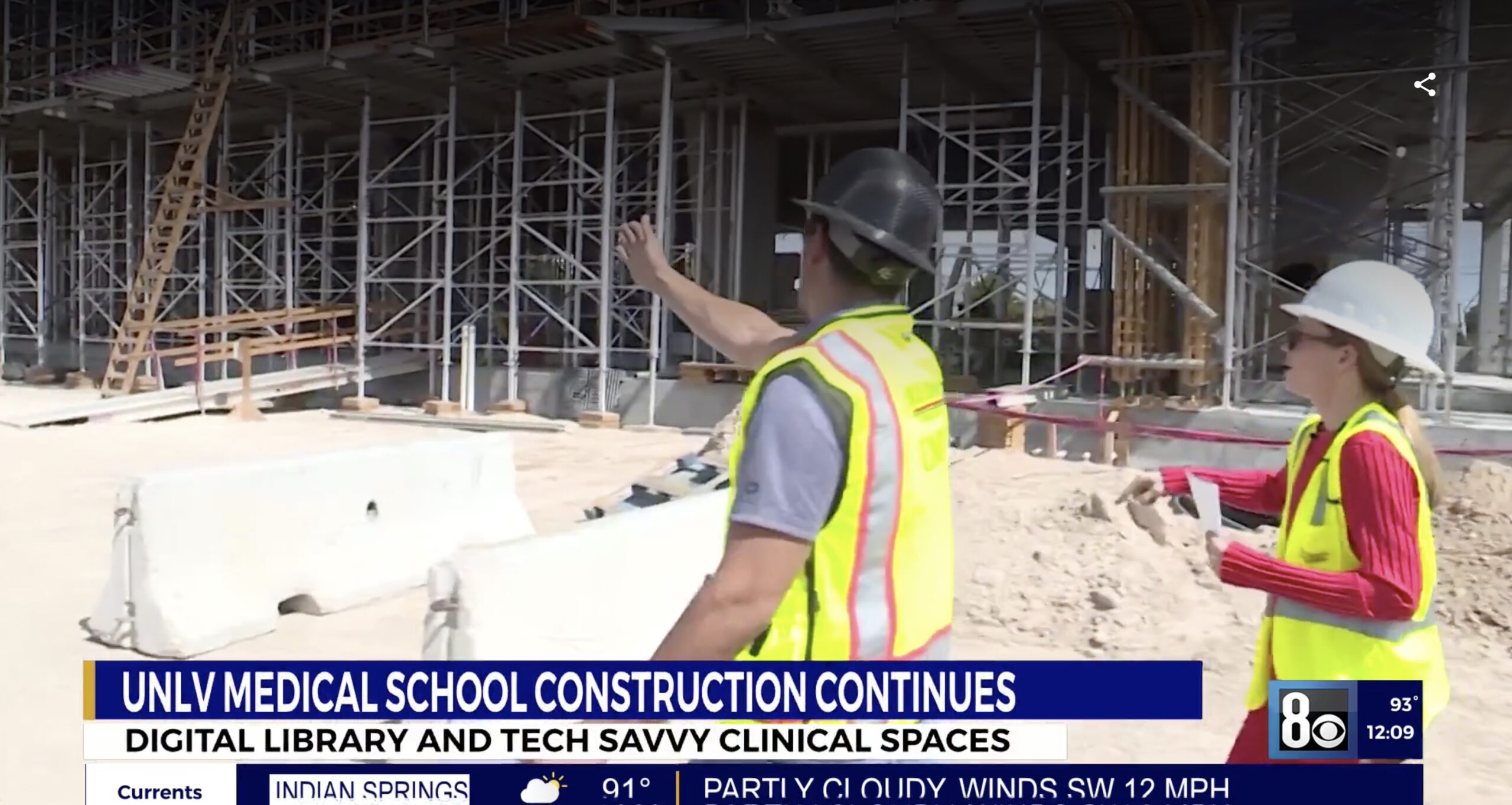 Construction continues on School of Medicine at UNLV — KLAS-TV