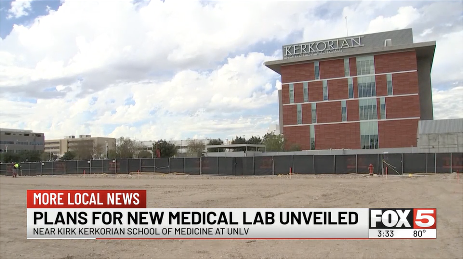 Plans for $44M new medical lab unveiled near UNLV medical school – KVVU-TV/Fox5